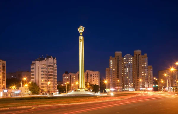 Monumento Victoria Plaza Victoria Lipetsk Rusia — Foto de Stock
