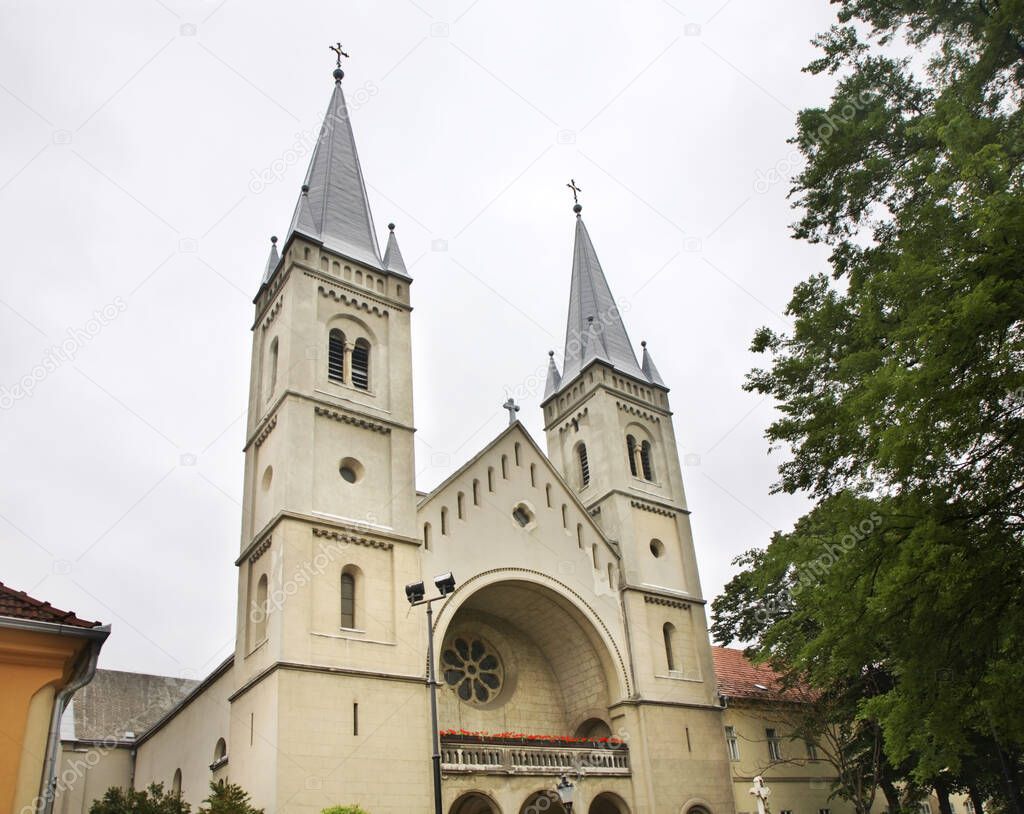 Franciscan church in Subotica in Subotica. Serbia