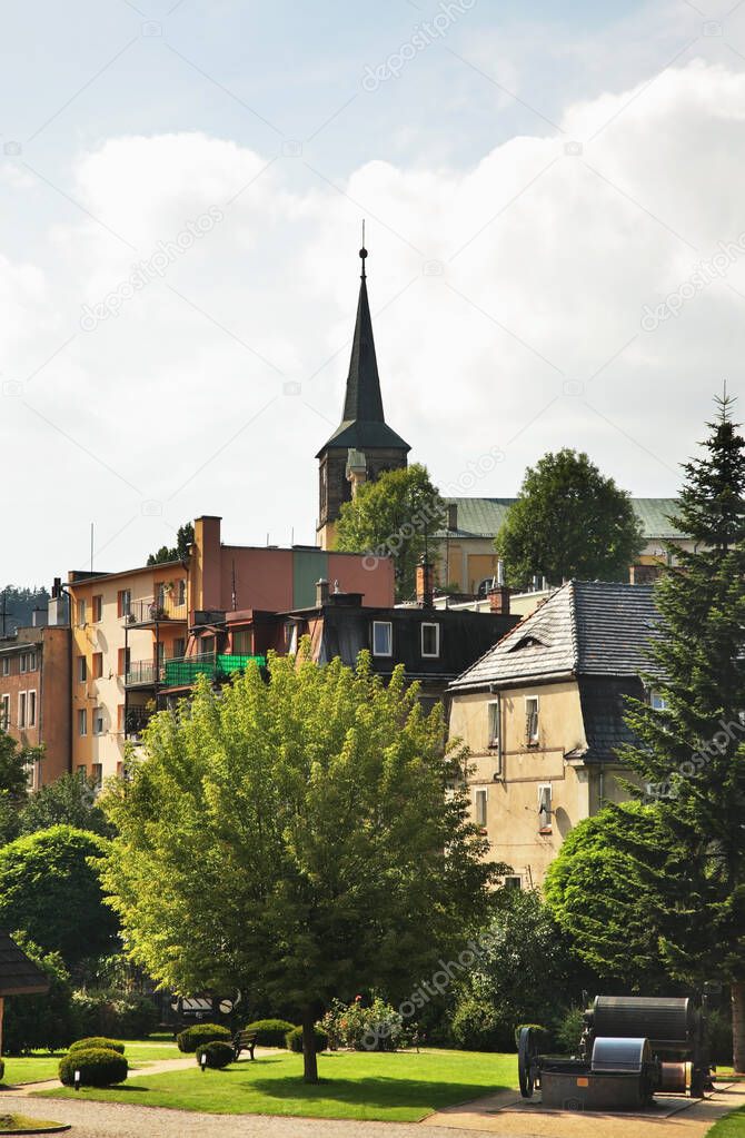 View of Duszniki-Zdroj. Poland