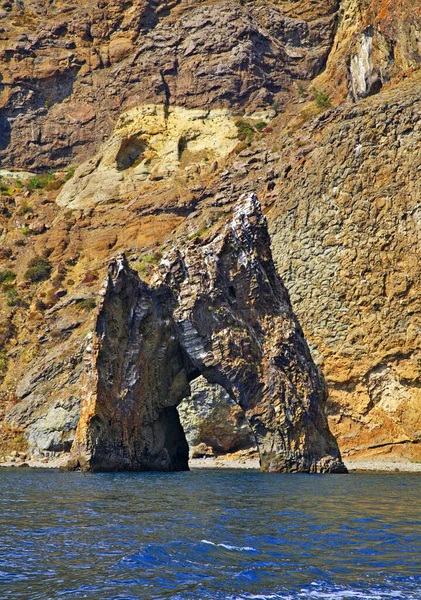 Cancello Dorato Monte Kara Dag Monte Nero Vicino Koktebel Ucraina — Foto Stock