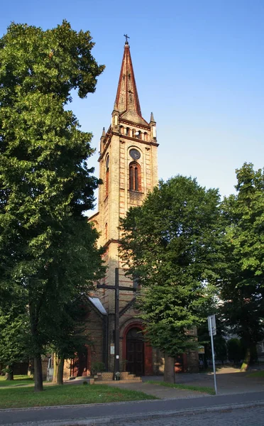 Церква Святого Хреста Інороцлаві Польща — стокове фото