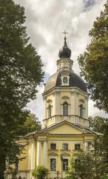 Kerk Van Verlosser Image Made Hands Voronovo Dorp Troitski Administratieve — Stockfoto