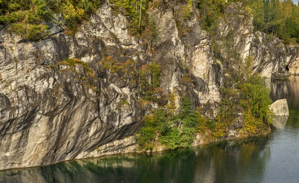 Grand Cânion Mármore Mountain Park Ruskeala República Carélia Rússia — Fotografia de Stock