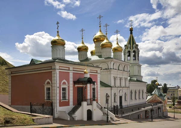 Kostel Jana Křtitele Tržišti Nižním Novgorodu Rusko — Stock fotografie