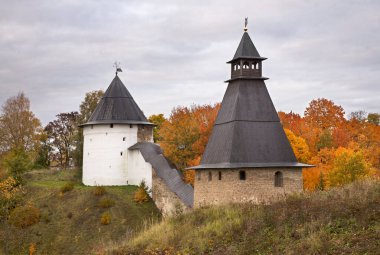 Pskov-Caves (Pskovo-Pechersky) Pechory 'deki Dormition Manastırı. Pskov Oblastı. Rusya