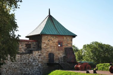 Oslo 'daki Akershus kalesi. Norveç