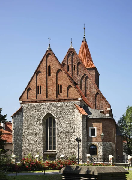 Igreja Santa Cruz Kazimierz Cracóvia Polónia — Fotografia de Stock