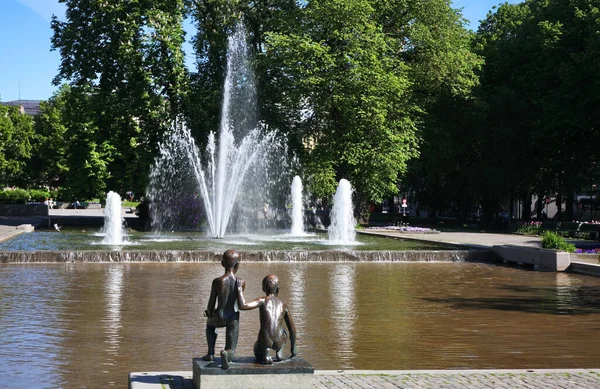 Spikersuppa Pool Eidsvolls Plass Oslo Norwegen — Stockfoto