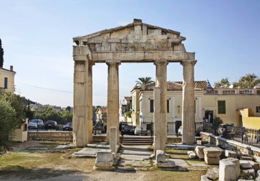 Atina 'daki Roman Agora. Yunanistan