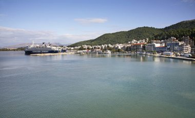 Igoumenitsa manzarası. Yunanistan