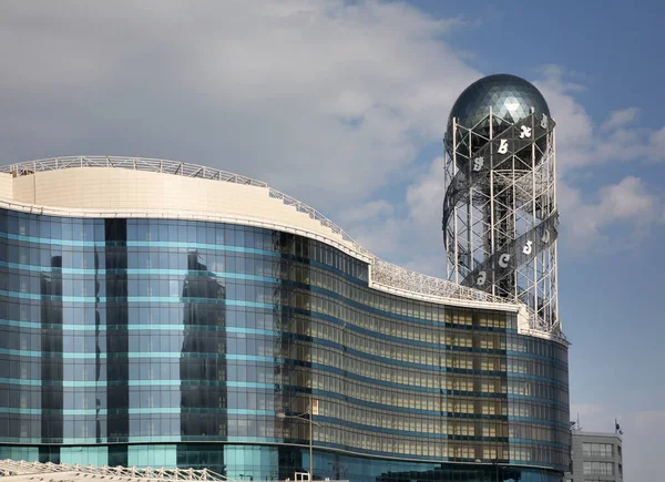 Alphabetic Tower Batumi Autonomous Republic Adjara Georgia — Stock Photo, Image