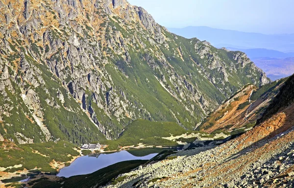 Valle Los Cinco Lagos Cerca Zakopane Polonia —  Fotos de Stock