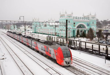 Smolensk ana tren istasyonu. Rusya