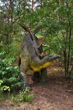 JuraPark Solec - Solec Kujawski 'deki dinozor parkı. Polonya