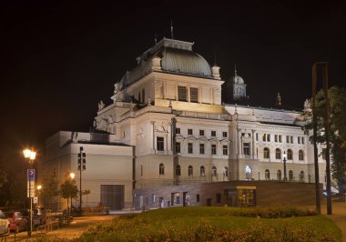 Plzen 'deki Josef Kajetan Tyl Tiyatrosu. Çek Cumhuriyeti