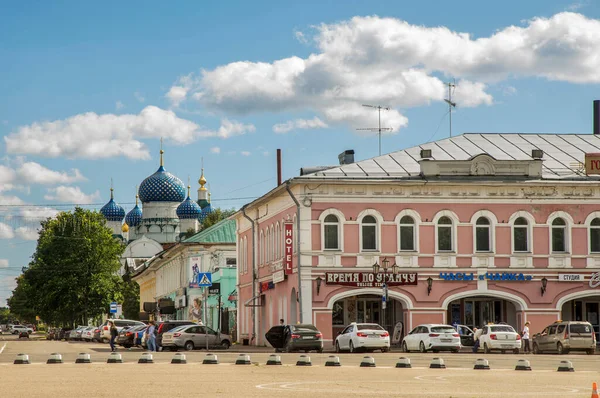 Plaza Uspenskaya Asunción Uglich Rusia —  Fotos de Stock