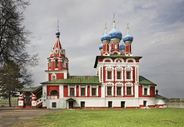 Çarevich Dimitri Kilisesi Uglich 'te Kan üzerine. Yaroslavl oblast. Rusya