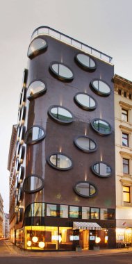 Viyana 'daki modern bina. Avusturya