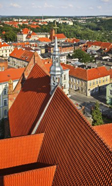 Chelmno 'daki Bakire Meryem Varsayımı Kilisesi. Polonya