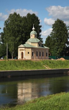 Tikhvin 'deki Azizler Kilisesi. Leningrad Oblastı. Rusya