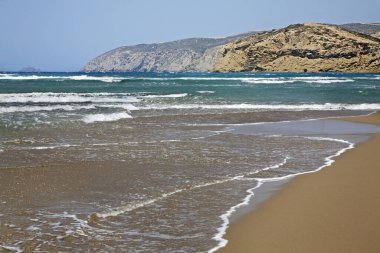 Prasonisi manzarası. Rhodes Adası. Yunanistan