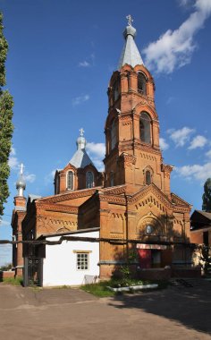 Borisoglebsk 'teki Aziz Niklas Harikalar Kilisesi. Rusya