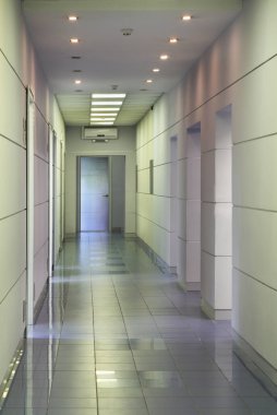 Moskova 'daki hastane koridorunda. Rus Federasyonu