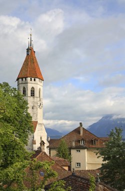 Stadtkirche - Thun 'daki reform kilisesi. İsviçre