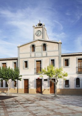 La Ermita 'nın ana meydanı. Alicante vilayeti. İspanya
