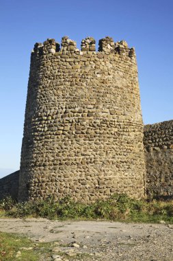 Sighnaghi 'deki şehir duvarı. Kakheti. Georgia