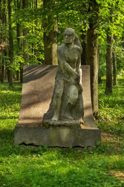 Solnechnogorsk 'taki Şehir Kültür ve Dinlenme Parkı (Sunny Mountain Town). Rusya