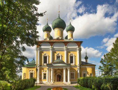 Uglich 'in Kremlin' indeki Lord 'un Dönüşümü Katedrali. Rusya