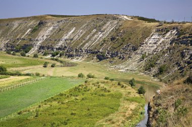Yaşlı Orhei 'nin manzarası. Moldova