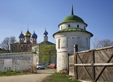 Ryazan Kremlin 'in manzarası. Rusya