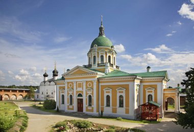 Zaraysk Kremlin 'deki John Baptist Katedrali' nin (Aziz John Baptist Katedrali) Başının Kesilmesi Katedrali. Rusya