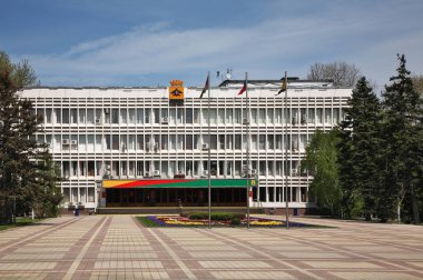 Novorossiysk 'teki kasaba evi. Krasnodar bölgesi. Rusya