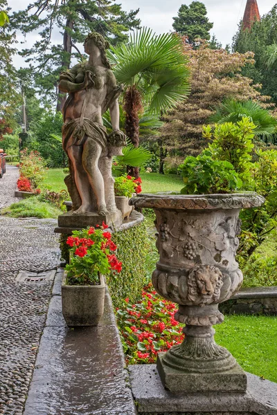 Garden of villa Norella in Cadenabbia. Italy