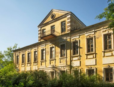 Torzhok 'taki seyahat sarayı kompleksi. Tver bölgesi. Rusya