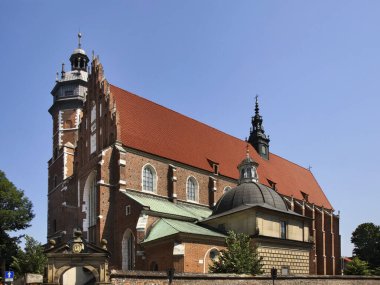 Kazimierz 'deki Corpus Christi Kilisesi. Krakow. Polonya