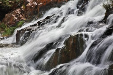 Dalat 'ta Datanla şelalesi. Vietnam