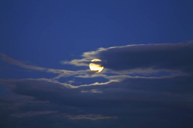 Kargopol 'de Ay. Rusya