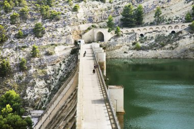 Villajoyosa yakınlarındaki Amadorio barajında. İspanya