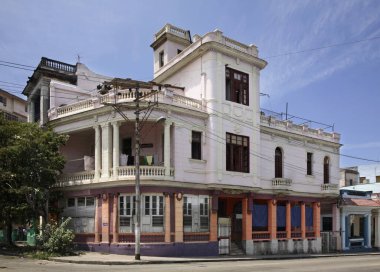 Eski Havana manzarası. Küba