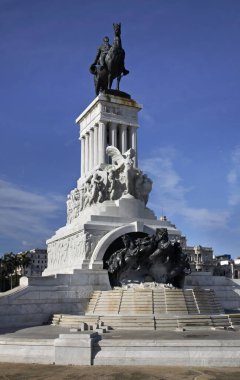 Havana 'daki Maximo Gomez Anıtı. Küba