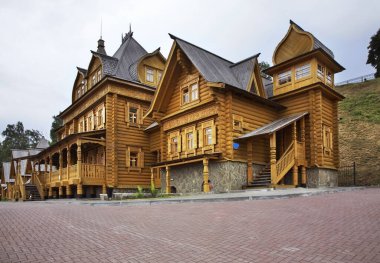 Gorodets 'te Ustalar Şehri. Nizhny Novgorod Oblastı. Rusya