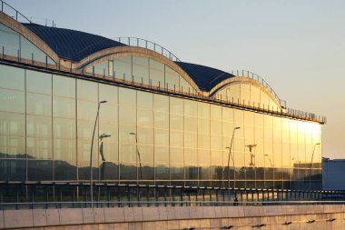 Alicante 'deki AlicanteElche Havaalanı. İspanya