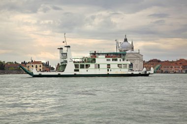Venedik manzarası. Giudecca Adası. Veneto Bölgesi. İtalya