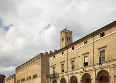 Rimini 'deki Garampi Sarayı. Emilia-Romagna bölgesi. İtalya