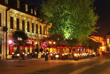 Biala Podlaska 'daki Özgürlük Meydanı. Polonya