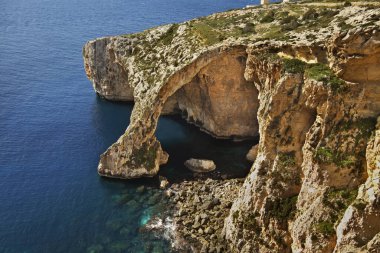 Mavi Grotto, Zurrieq yakınlarında. Malta